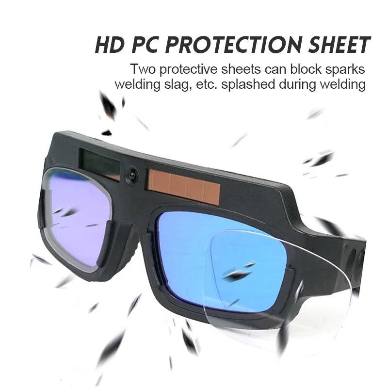 Защитные сварочные очки для сварки с авто затемнением защита от УФ и ИК лучей + Подарок НожКредитка - фото 6 - id-p2107894935