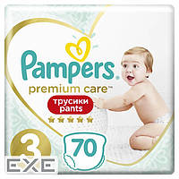 Подгузники Pampers Premium Care Pants Midi Размер 3 (6-11 кг), 70 шт (8001090759955)