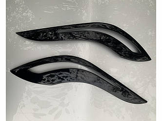 Вії на Опель Віваро (Opel Vivaro) з вирізом (накладки на фари)