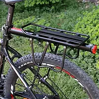 Велосипедный багажник West Biking Черный 52,5 х 13,5 х 35,5 см  + Подарок НожКредитка