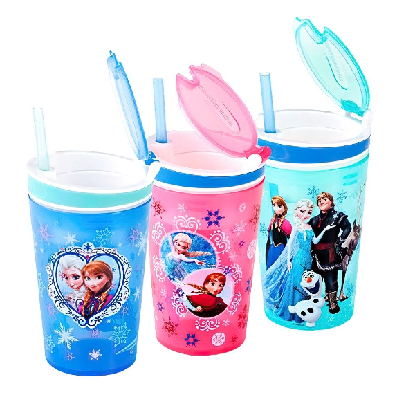 Склянка-непроливайка Frozen Disney Рожевий, фото 1