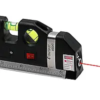 Лазерный уровень со встроенной рулеткой Laser LPRO3 Уровень с рулеткой + Подарок НожКредитка