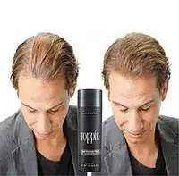 Кератиновый Загуститель для редких волос Toppik 27,5г USA Черный Black + Подарок НожКредитка