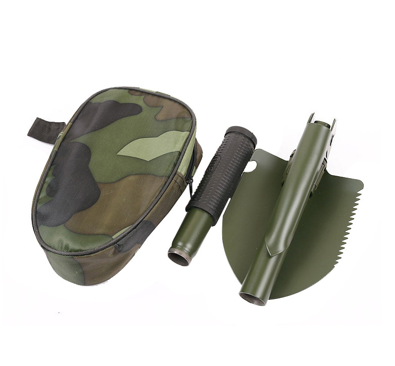 Зелена універсальна тактична лопата 5в1 з чохлом — ідеальний інструмент для т + Подарунок НіжКредитка