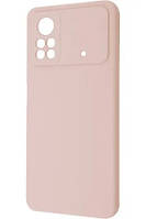 Чехол для телефона Xiaomi Poco X4 Pro 5G силикон, розовый