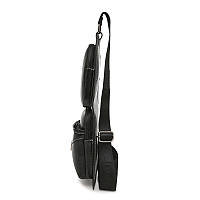 Сумка-рюкзак на ремне через плечо Jeep 1941 Black + Подарок Солнцезащитные очки + Подарок НожКредитка