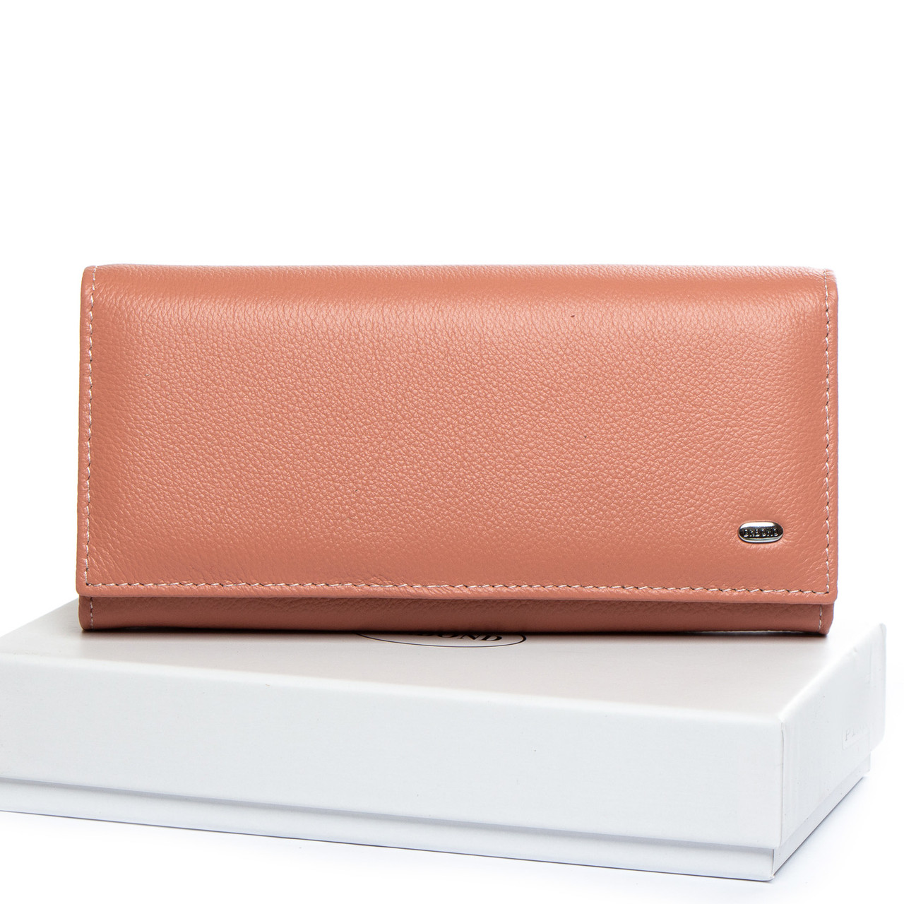 Жіночий шкіряний гаманець DR. BOND W1-V-2 pink.Купити жіночий шкіряний гаманець гуртом і в роздріб в Україні.