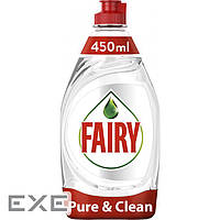 Средство для ручного мытья посуды Fairy Pure & Clean 450 мл (8001090837424)