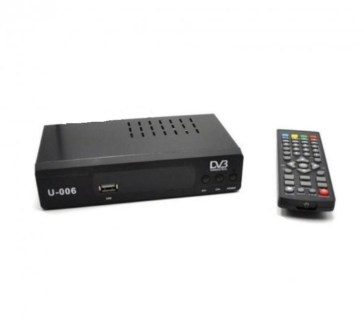 Цифровий тюнер для ТВ DVB-T2 UNIQUE / ТБ ресивер, приставка Т2 З IPTV U006