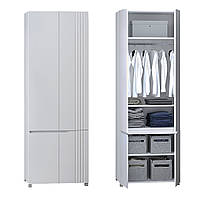 Шкаф для одежды DiPortes Портленд К-824-R Белый (80 230 56) МДФ FT, код: 7780912