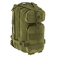 Армейский рюкзак штурмовой 42см х 24см х 20см Хаки + Подарок Складная пластиковая + Подарок НожКредитка