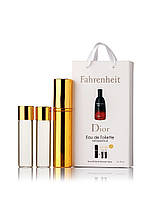 Christian Dior Fahrenheit edt 3x15ml у подарунковій упаковці