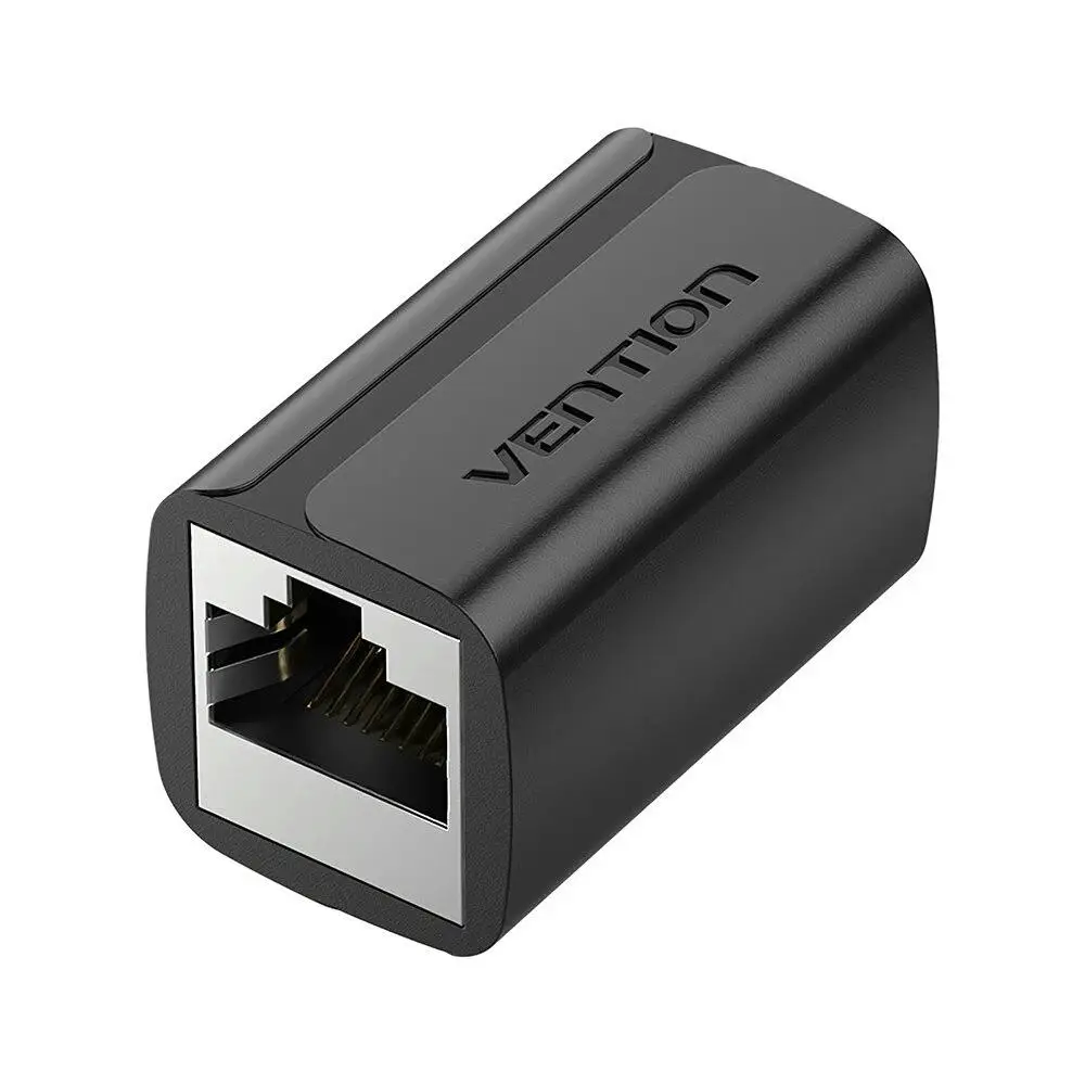 Подовжувач мережевого кабелю Vention Cat.7 10 Гбіт/с FTP перехідник RJ45 LAN RJ 45 Ethernet Black (IPWB0), фото 1