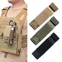 Подсумок для турникета ножниц Molle многофункциональный держатель Олива + Подарок НожКредитка