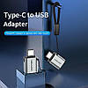 Переходник-адаптер Vention Type-C Male to USB 3.0 Female OTG Adapter Gray (CDQH0), фото 2
