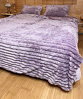 Велюровое постельное белье Шарпей евро комплект/теплое постельное белье