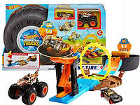 Автомобільний трек Hot Wheels Monster Trucks Трюки в шині (GVK48)