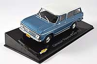 Коллекционная модель авто 1/43 Шевроле Veraneio S Luxe Blue/White 1971 Altaya Шевроле Collection