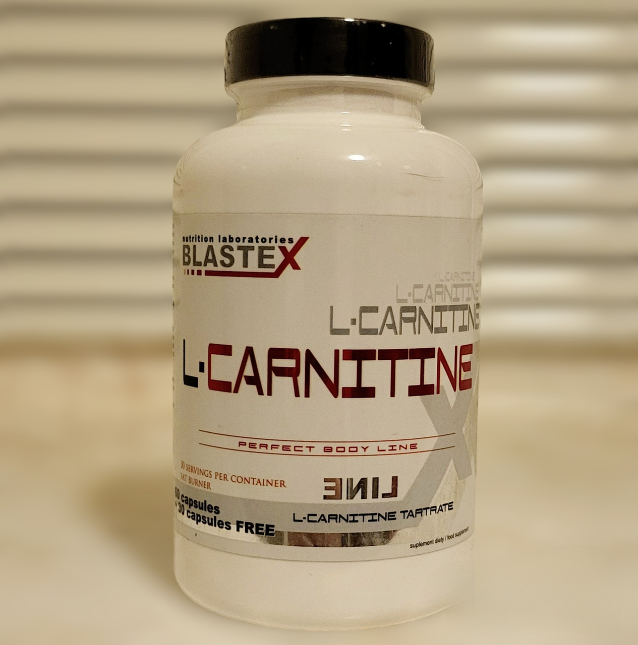 Л-карнітин для схуднення Blastex L-Carnitine 90 капсул бластекс