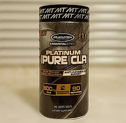 Кон'югована лінолева кислота Muscletech Platinum 100% Pure CLA 90 softgels