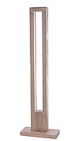 Светильник прикроватный сенсорный, стильный деревянный ночник настольный 600 мм Brama Пепельный Simpler