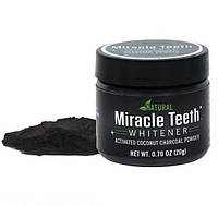 Отбеливатель зубов Miracle Teeth Whitener черная зубная паста