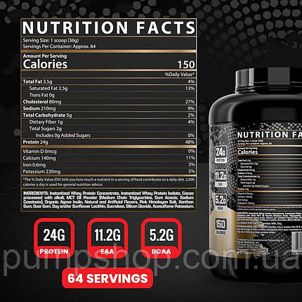 Багатокомпонентний протеїн Nutrex Research Muscle Infusion 2265 г (67 порц.) (ваніль), фото 4