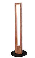Торшер приліжковий для читання, дерев'яний світильник ламп на стіл Brama Metal 600 мм Натуральний Simpler