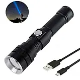 Світлодіодний ручний ліхтар Police BL-611-P50 з 3 режимами роботи від акумулятора, вологостійкий, фото 3