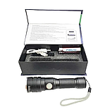 Світлодіодний ручний ліхтар Police BL-611-P50 з 3 режимами роботи від акумулятора, вологостійкий, фото 6