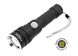 Світлодіодний ручний ліхтар Police BL-611-P50 з 3 режимами роботи від акумулятора, вологостійкий, фото 7