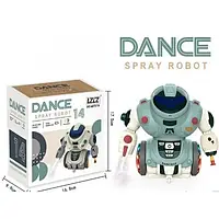 Детский космический робот парует, стреляет и танцует, Игрушка умный светящийся робот
