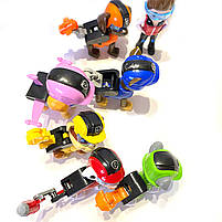 Ігровий набір Щенячий патруль, Paw Patrol, фігурки пластик, рухомі елементи, рюкзак відкр, 7 героїв (805В-1), фото 4