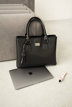 Жіноча сумка прямокутна шопер 26*35 см на блискавці зі штучної шкіри Nata