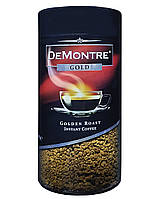 Кофе DeMontre Gold растворимый 200 г в стеклянной банке (52191)