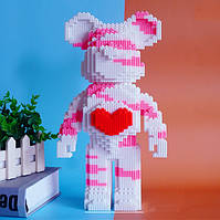 Конструктор Magic Blocks в виде мишки Bearbrick Сердце деталей 3031 шт