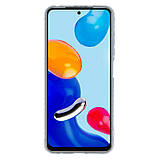 Чохол TPU Starfall Clear для Xiaomi Redmi Note 11 (Global) / Note 11S Прозорий, фото 4