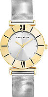 Класичний годинник Anne Klein AK/3781SVTT, годинник анна кляйн, сріблястий ремінець