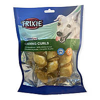 Палочка-спиралька Trixie Fun Chicken Chewing Curls для чистки зубов собак, курица, 15 см, 110 г, 3 шт