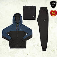 Спортивный костюм Nike демисезонный мужской 5 в 1 | комплект спортивные штаны + кофта + кепка+барсетка+носки S