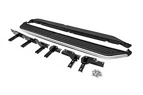 Бокові пороги Niken (2 шт. Алюміній) для Land Rover Freelander II