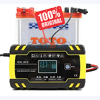 Импульсная зарядка для автомобильных акумуляторов FOXSUR Умное зарядное устройство автомобиля 12V8A /24V 4A