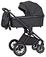 Коляска універсальна 2 в 1, візок CARRELLO Ultimo CRL-6516 BF (2in1 AIR) Harbor Grey, темно-сіра, Карелло Ультимо, фото 3
