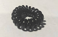 Резинка Спираль чёрная мини 2,5 см