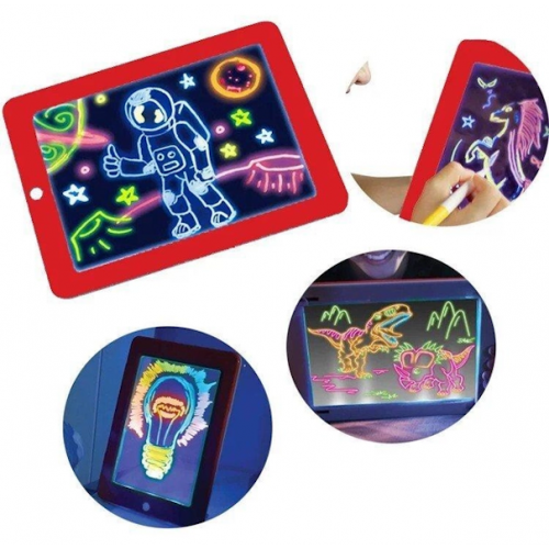 Планшет для рисования светом Magic Pad Художественный планшет для рисования Игрушки Развивающая игрушка ali - фото 2 - id-p2108042549