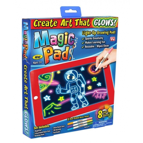 Планшет для рисования светом Magic Pad Художественный планшет для рисования Игрушки Развивающая игрушка ali - фото 3 - id-p2108042549