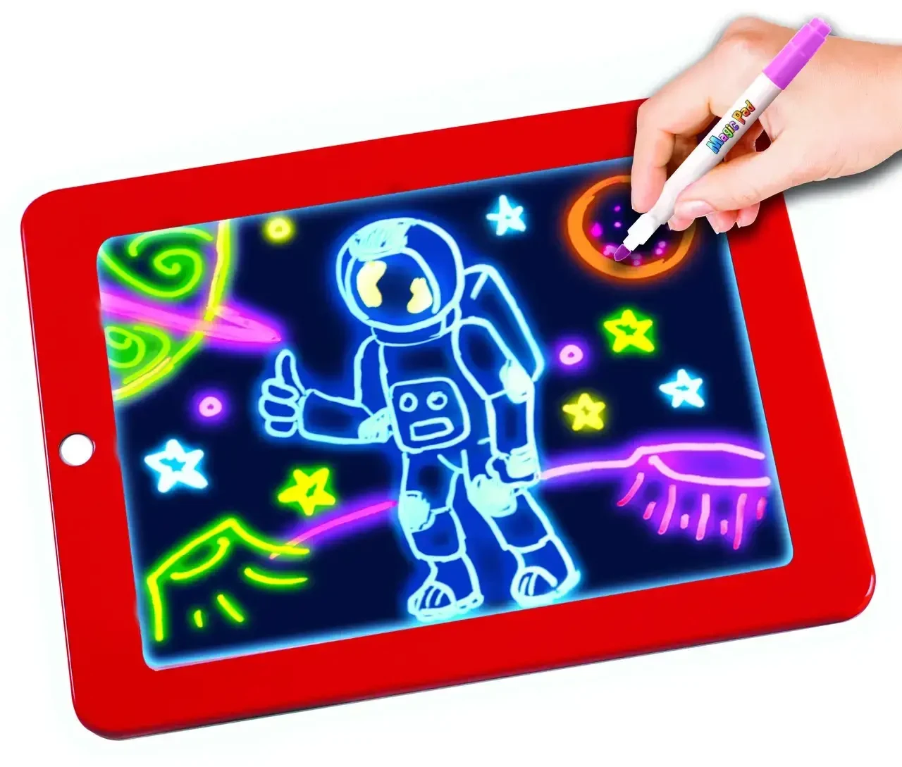 Планшет для рисования светом Magic Pad Художественный планшет для рисования Игрушки Развивающая игрушка ali - фото 5 - id-p2108042549