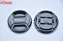 49 мм Pentax кришка передня для об'єктива з написом фотоапарата