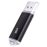 USB флеш наель Silicon Power 32GB Ultima U02 Black USB 2.0 (SP032GBUF2U02V1K) o