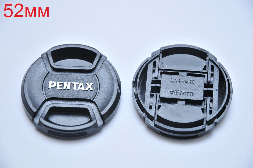 52 мм Pentax кришка передня для об'єктива з написом фотоапарата